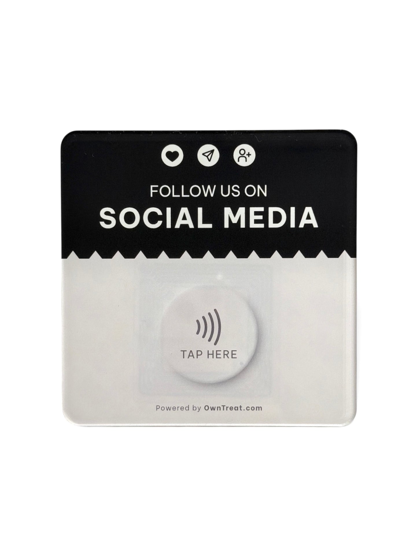 Marketing Plate – Stick-On NFC Plate (NFC Only)